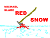 MM's Red Snow Art